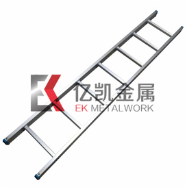 Aluminio Single Recto Pole Ladera de andamio