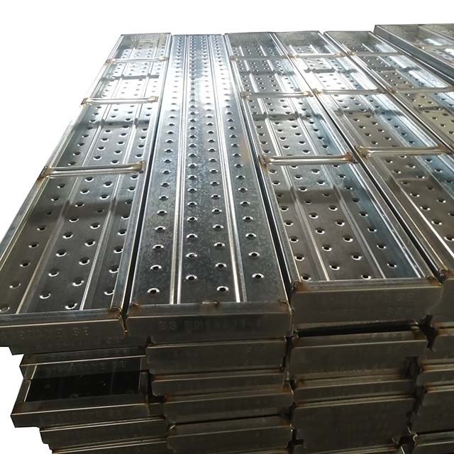 Tablero de metal pre-galvanizado tablón de acero de andamio