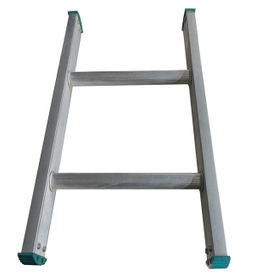 Construcción de andamio de aluminio escalera recta