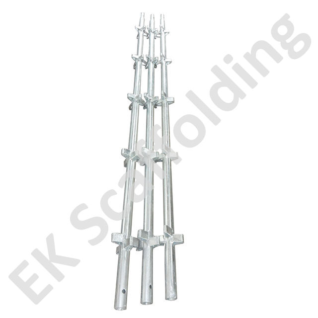 Sistema de andamio Kwikstage vertical pintado estándar galvanizado