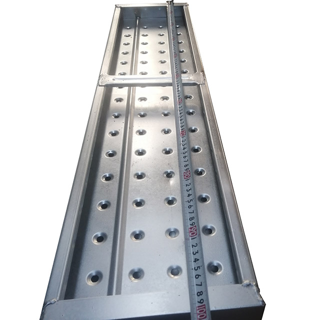 Tablero de caminata de acero galvanizado de andamios