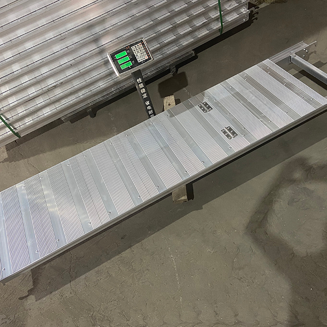 Plataforma de acceso de andamio Ringlock de aluminio de 2,4 m