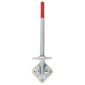 Gire el conector base de andamios con placa base