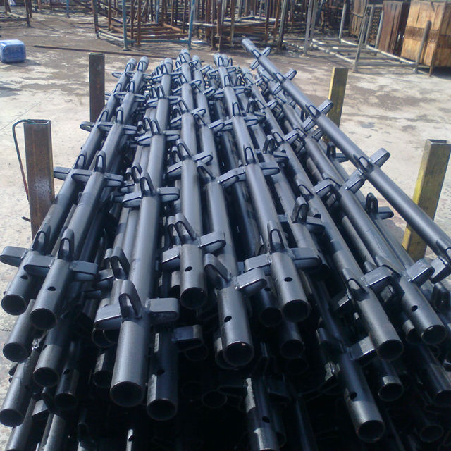 Sistema kwikstage pintado o galvanizado andamiaje estándar vertical