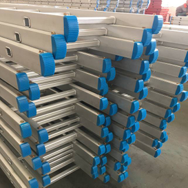 4M de andamio de aluminio escalera recta