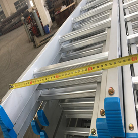 Andamio de aluminio Material de construcción de escalera recta