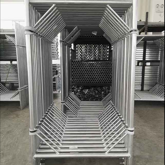 Fábrica de sistemas de andamios con estructura galvanizada de China